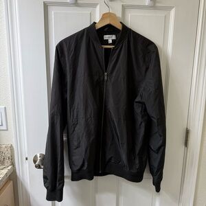Banana Republic Classic Black Bomber Jacket
